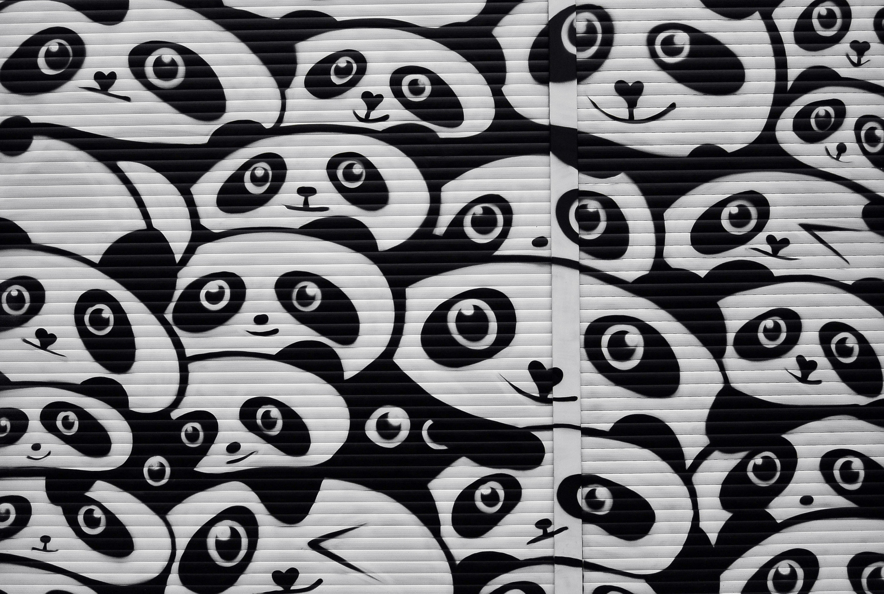 A Panda Wall